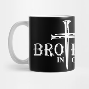 Brother In Christ Cross Men Mug